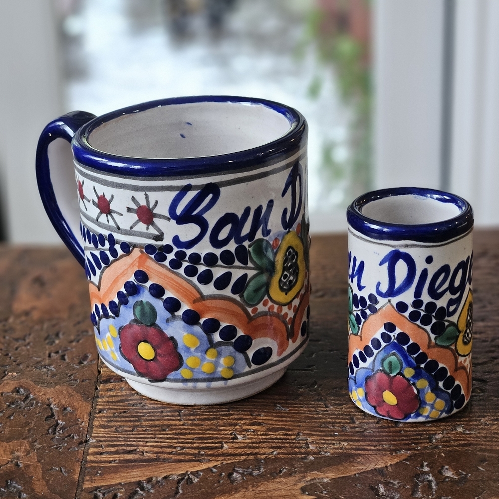 Mexican Mug And Cup Set